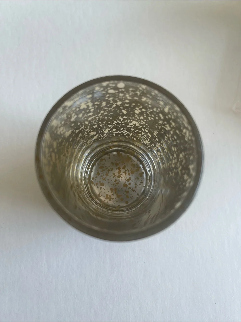 Ashland Gold Speckled Mercury Glass Candle Holders